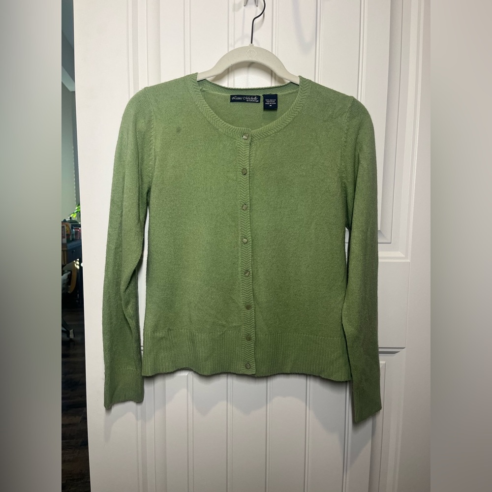 Green Cardigan